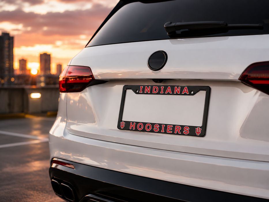 Indiana Hoosiers License Plate Frame Cover
