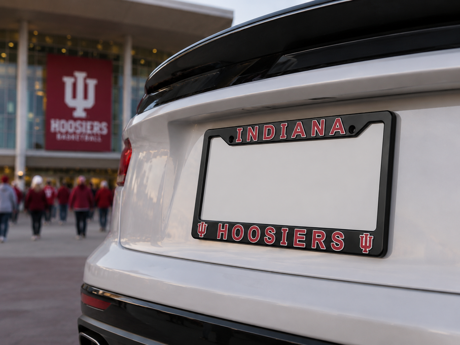 Indiana Hoosiers License Plate Frame Cover