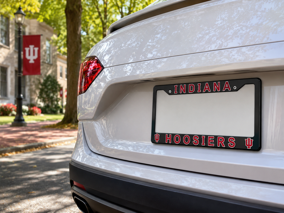 Indiana Hoosiers License Plate Frame Cover