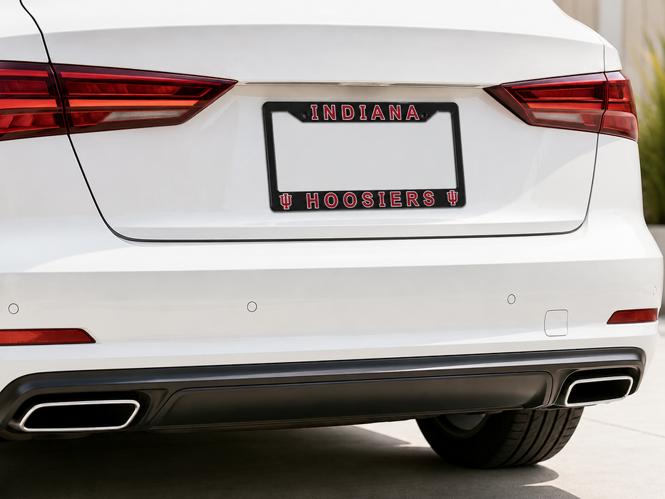 Indiana Hoosiers License Plate Frame Cover