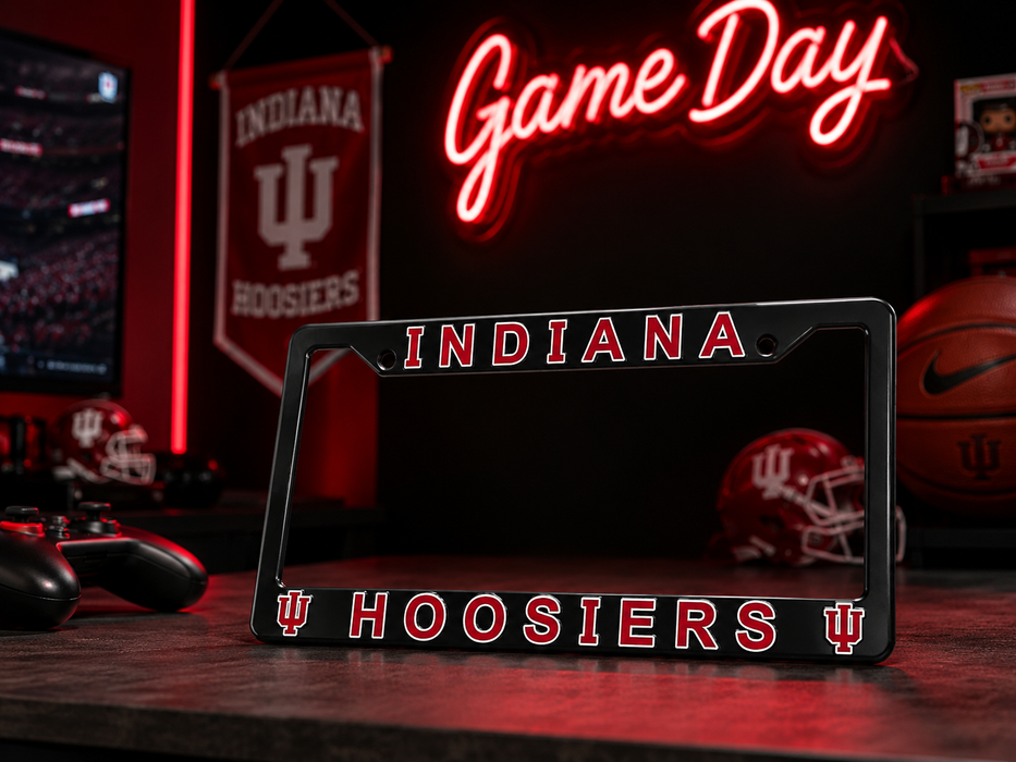 Indiana Hoosiers License Plate Frame Cover