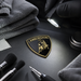Lamborghini Black & Gold 3D Shield Emblem – 3" Car Badge