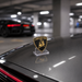 Lamborghini Black & Gold 3D Shield Emblem – 3" Car Badge