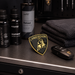 Lamborghini Black & Gold 3D Shield Emblem – 3" Car Badge
