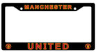 Manchester United License Plate Frame Cover in Black by EliteAuto3K
