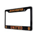 Manchester United License Plate Frame Cover in Black by EliteAuto3K