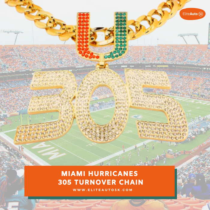 Miami Hurricanes 305 Turnover Chain