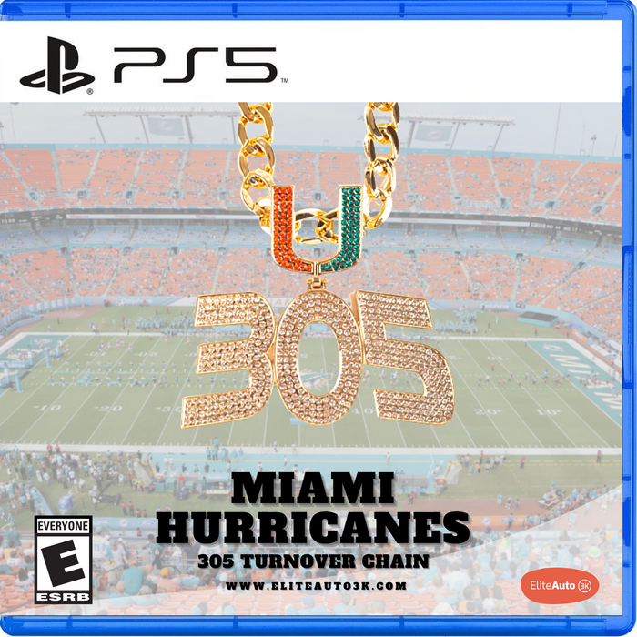 Miami Hurricanes 305 Turnover Chain