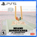 PS5 game case artwork for 'Miami Hurricanes 305 Turnover Chain' by Elite Auto 3K, featuring a gold chain necklace with a Miami Hurricanes 'U' pendant and '305' lettering over a football stadium background.