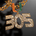 Miami Hurricanes 305 Turnover Chain