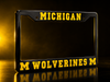 Michigan Wolverines License Plate Frame – Black UM Car Tag Cover