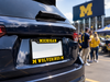 Michigan Wolverines License Plate Frame – Black UM Car Tag Cover