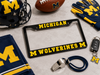 Michigan Wolverines License Plate Frame – Black UM Car Tag Cover