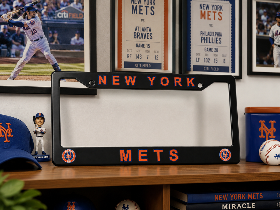 New York Mets License Plate Frame - EliteAuto3K
