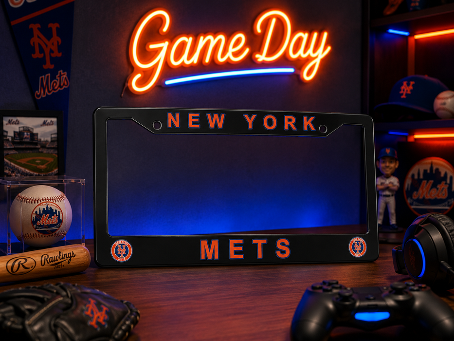 New York Mets License Plate Frame - EliteAuto3K