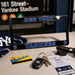 New York Yankees License Plate Frame – Black Baseball Car Tag Cover