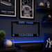 New York Yankees License Plate Frame – Black Baseball Car Tag Cover