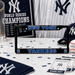 New York Yankees License Plate Frame – Black Baseball Car Tag Cover