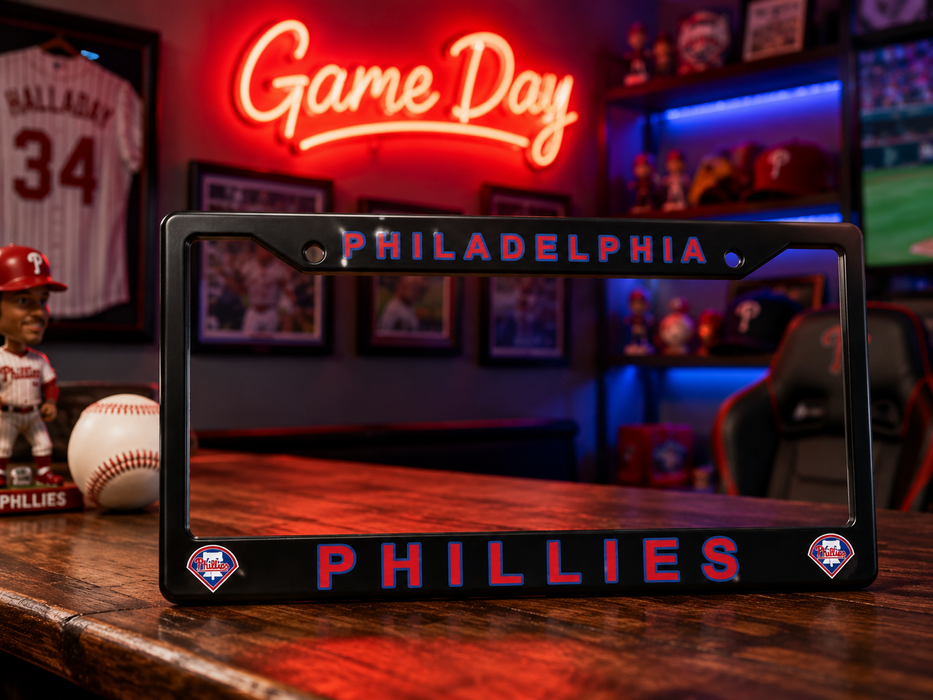 Philadelphia Phillies License Plate Frame Cover