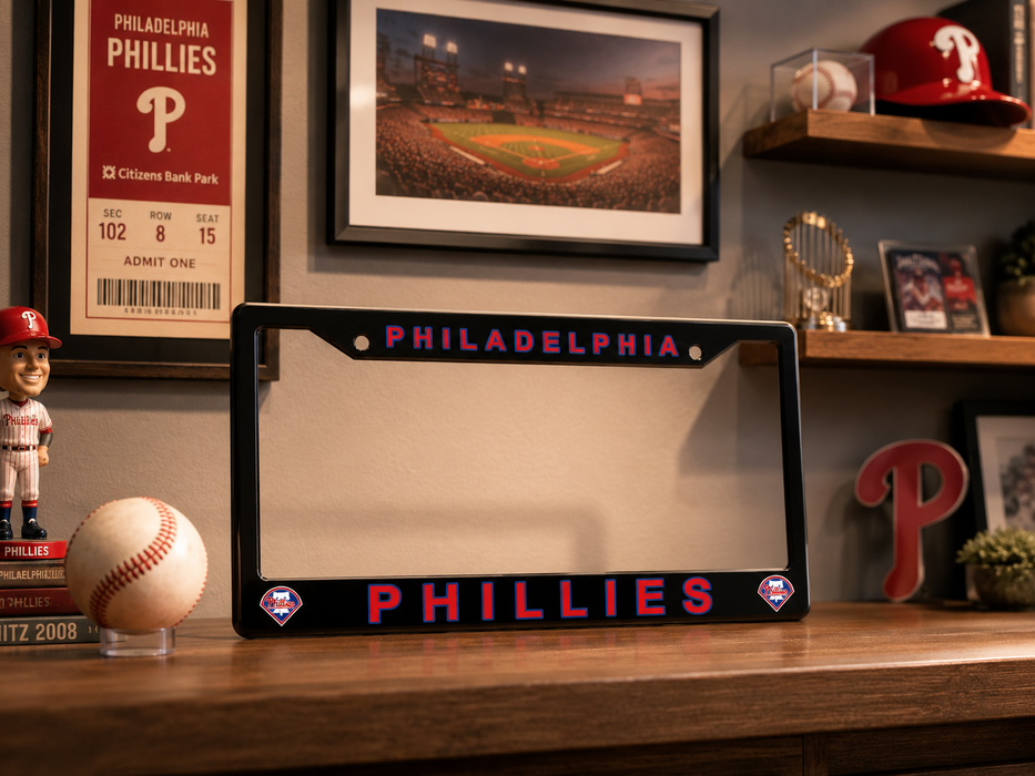 Philadelphia Phillies License Plate Frame Cover