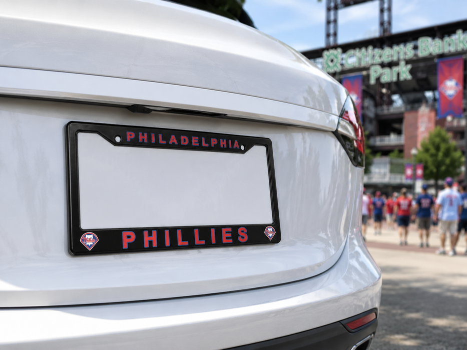 Philadelphia Phillies License Plate Frame Cover