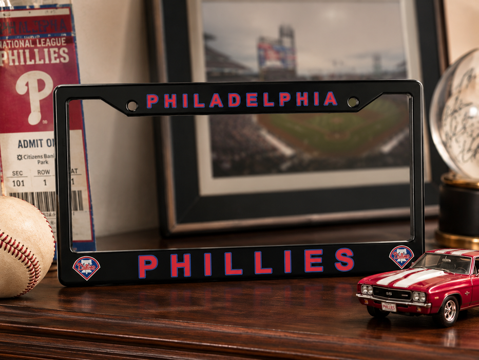 Philadelphia Phillies License Plate Frame Cover