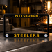 Pittsburgh Steelers License Plate Frame – Black Football Car Tag Cover