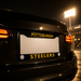 Pittsburgh Steelers License Plate Frame – Black Football Car Tag Cover