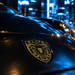 Porsche Black & Gold Hood Emblem