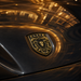 Porsche Black & Gold Hood Emblem