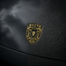 Porsche Black & Gold Hood Emblem