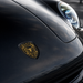 Porsche Black & Gold Hood Emblem