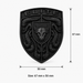Porsche Black Hood Emblem