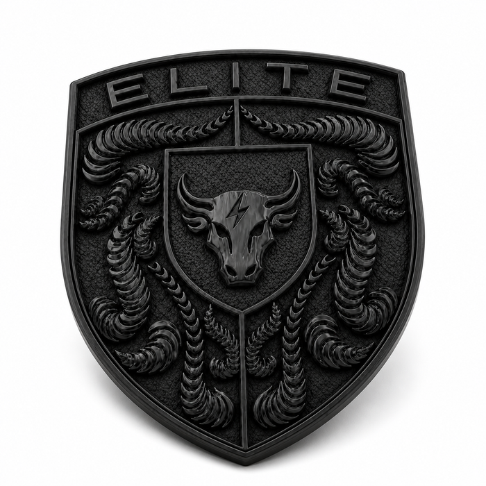 Porsche Black Hood Emblem