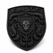 Porsche Black Hood Emblem