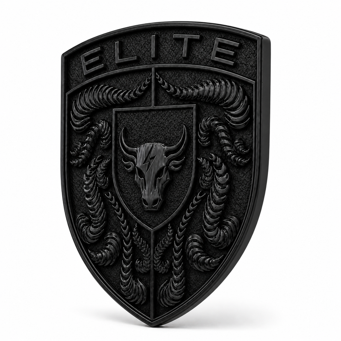 Porsche Black Hood Emblem