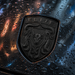 Porsche Black Hood Emblem