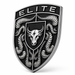 Porsche Black & Silver Hood Emblem