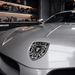 Porsche Black & White Hood Emblem