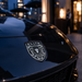 Porsche Black & White Hood Emblem