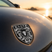 Porsche Black & White Hood Emblem