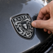 Porsche Black & White Hood Emblem