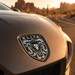 Porsche Black & White Hood Emblem