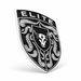 Porsche Black & White Hood Emblem