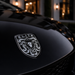 Porsche Black & White Hood Emblem