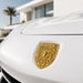 Porsche Gold Hood Emblem