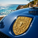 Porsche Gold Hood Emblem