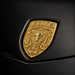 Porsche Gold Hood Emblem