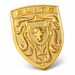 Porsche Gold Hood Emblem