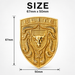 Porsche Gold Hood Emblem